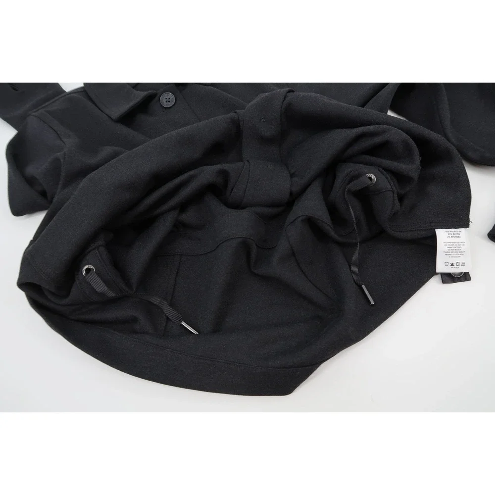 Brooks‎ Brothers Women's Medium Gray Jacket Mid Layer Stretch Button #BB18205